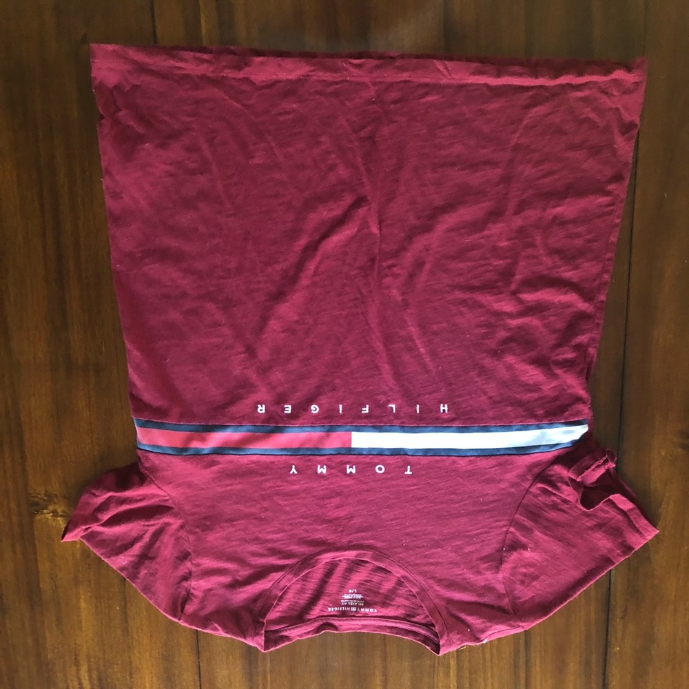 Red Tommy Hilfiger Tee